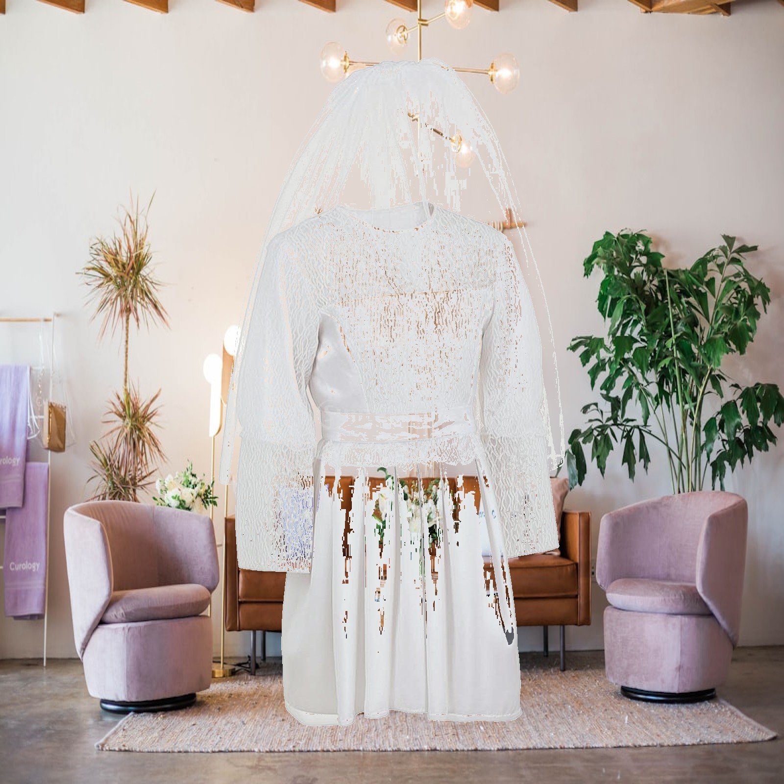 Lace Dress - Disfraz para niñas, vestido de encaje