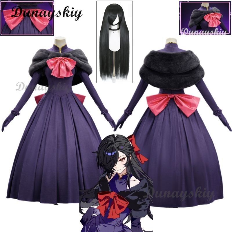 Evening Gown - Re:Zero Natsumi Schwartz, disfraz de cosplay,