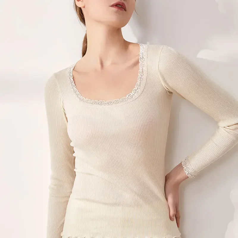 Silk Blouse - Ropa interior cálida de seda Mulberry