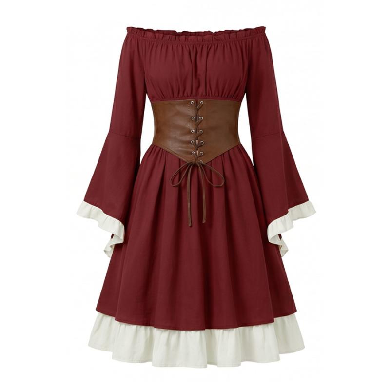 Vestido Midi Medieval Renacent - Midi Dress reseña y precio